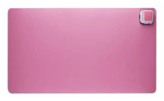 220V Electric Hot Plate Writing Desk Warm Table Mat Blanket Office Mouse Heating Warm Computer Hand Warmer Desktop Heating Plate, Color:Pink Big Size,