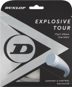 Dunlop Explosive Tour 17G D 12 m tennissnöre - silver - 1,25 mm