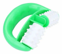 1 bitar Blå D Typ Fett Kontroll Roller Massager Celluliter Ben Buk Nacke Blinkor Snabb Anti celluliter Ansiktslyft Massage Rull