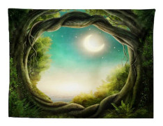 Dream Forest Series Party Banquet Decoration Tapestry Photography Background Cloth, Size: 150x130cm(E)