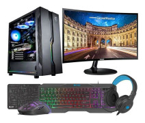 VIST Gaming PC Ryzen 7 5700G - 16 GB RAM - RX VEGA8 - 1 TB M.2 SSD - LCD 24 - Windows 11 Pro
