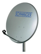Schwaiger parabol 60 cm ljusgrå