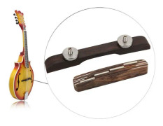 SALALIS Rosewood Gitarr Bridge 4 Strings Delicate Mandolin Musikinstrumenttillbehör (Rosa)