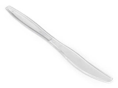 Knivset Algon Vit Återanvändningsbar 19,6 cm 12 antal
