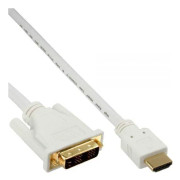 InLine 1,5 m, HDMI-DVI, 1,5 m, HDMI, DVI, hane, hane, guld