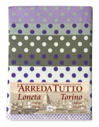 Gran Foulard Lilac Polka Dot Tyg Överkast Sofföverdrag 2 SÄTT