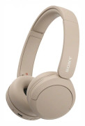 Sony WH-CH520 - Hörlurar med mikrofon - på örat - Bluetooth - trådlös - beige