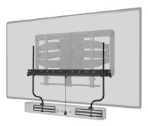 SANUS SASB1, 81,3 cm (32"), 2,29 m (90"), 9,07 kg, Sort