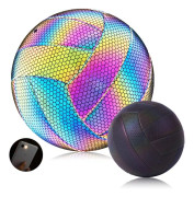 MILACHIC Fluorescent Volleyball No.5 PU Machine Stitched Volleyball(6932 Honeycomb)