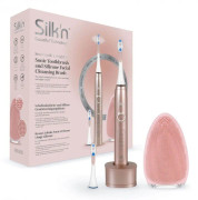 Silk'n Pink beauty - Sonic tandborste set 5 program och silikon ansiktsborste - Girly rosa finish -