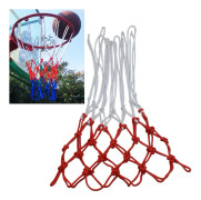 Regular Edition Polyester Rope Basketball Frame Net (White Red)