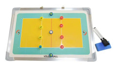 Aluminum Alloy Volleyball Coach Board Plate Handball Coaching Sets Volley Ball Equipment Training Magnetic with Eraser & Pen