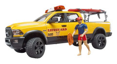 BRUDER 02506, Livräddningsfordon med figur, Lifeguard emergency, 4 År, ABS synthetics, Multifärg