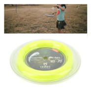 SALALIS Badmintonracketsträng POWERTI BX70 Badmintonracketsträng med hög elastisk nylon sportsträngar Fluorescerande gul