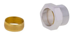 Trycknippel Med Kona G3/4"x22, 10-Pack