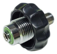 Metalsub Kontakt Din 200/300 1/4'' Bsp Svart