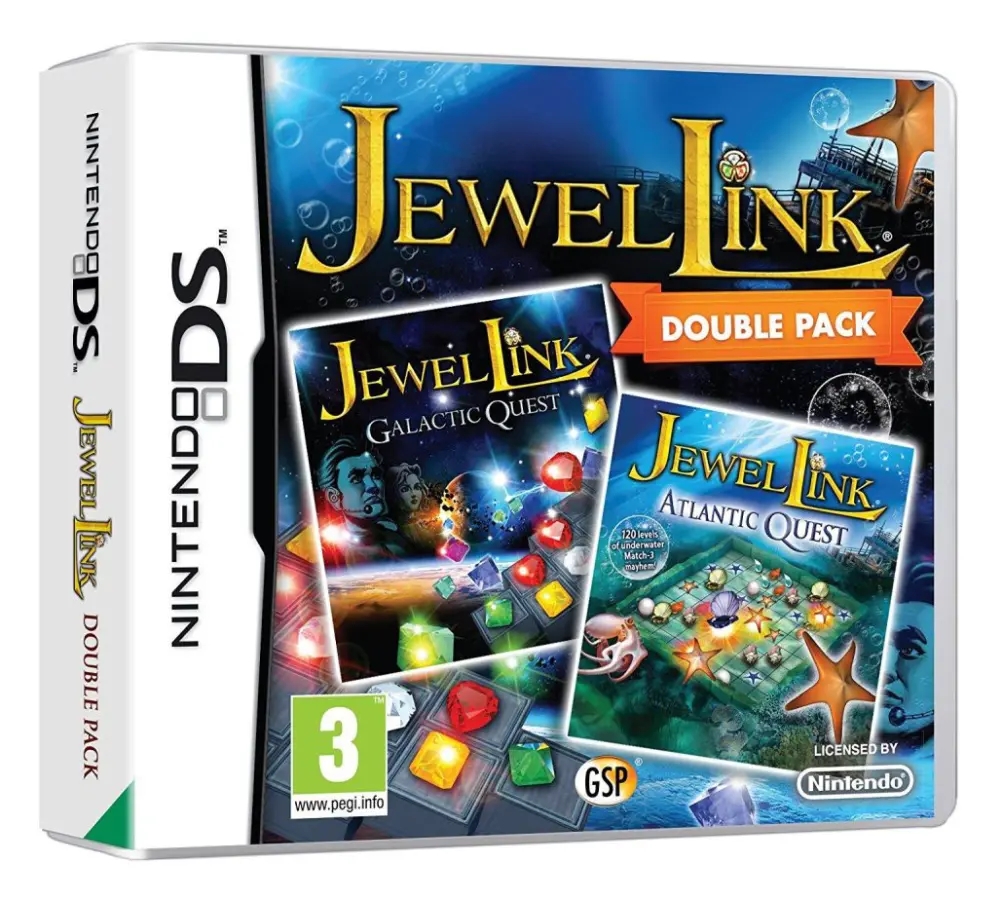 Jewel Link Double Pack - Atlantic Quest and Galactic Quest (nds)