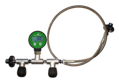 Metalsub Oxygen Equalizer Din 200/300 With Flow Control Digital Pg Silver 2 m