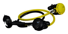 Aqualung Regulator Set Titan Din Octopus Titan Gul,Svart