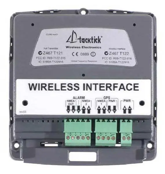 Raymarine Omvandlare Tacktick T122 Grå Wireless Interface