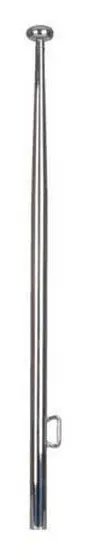 Talamex Flag Pole Aisi 316 Grå 120 cm