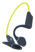 Creative Outlier Free+ - Hörlurar med mikrofon - öppet öra - montering bakom nacken - Bluetooth - trådlös - limegrön, dark slate gray