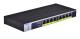 NETGEAR GS108PP - Switch - 8 x 10/100/1000 (PoE+) - skrivbordsmodell, rackmonterbar, väggmonterbar - PoE+ (123 W) - likström