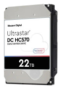 WD Ultrastar DC HC570 - Hårddisk - 22 TB - intern - 3,5" - SATA 6Gb/s - 7200 rpm - buffert: 512 MB