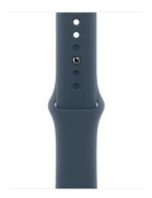 Apple - Band för smart klocka - 45 mm - storlek S/M - stormblå