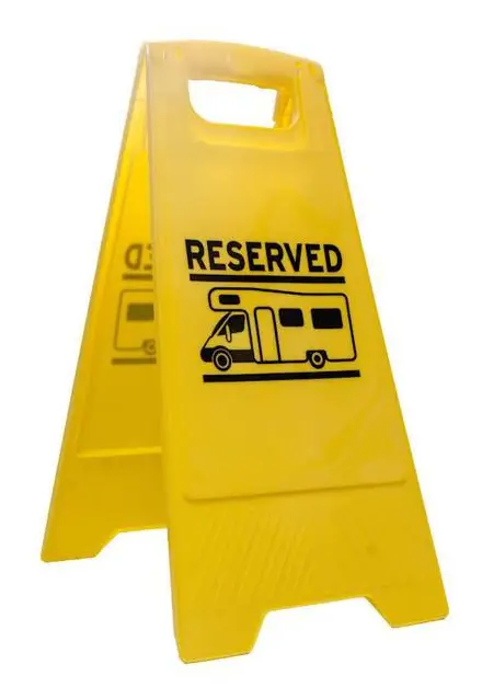 Varningsskylt gul *Reserved*