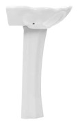 Fristående tvättställ med vit keramisk bas 580x510x200 mm - SALUTUYA - BD6696