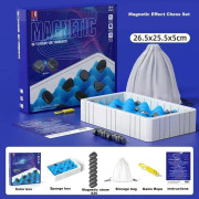 Battle Schack med Magnetic Effect Educational Checkers Game Portable Chess Board