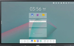 Samsung Interactive Display WA75C - 75" Diagonal klass WAC Series LED-bakgrundsbelyst LCD-skärm - utbildning/företag - med pekskärm (multitouch) - An
