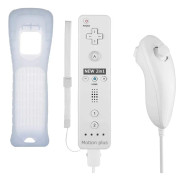 Remote Plus + Nunchuck till Wii-Wii U, Vit