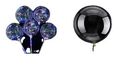 LED-ballonger, lysande, blinkande