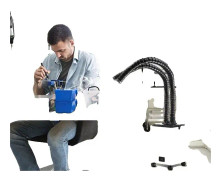Rökutsug, 3-stegsfilter, Skadlig Rökgas Absorbent