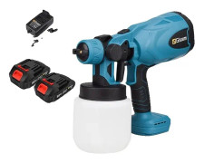 Trådlös elektrisk sprutpistol, bärbar, kompatibel med Makita 18V batteri.