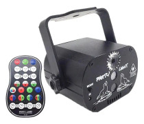 LED Laser Scenprojektorlampor, USB-laddningsbara, RGB