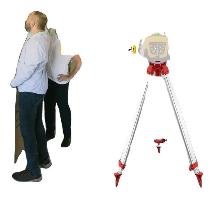 Aluminiumstativ, 5M Personal, Laseravvägningsinstrument