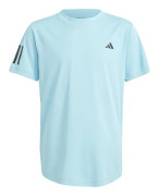 Adidas Kortärmad T-shirt Club 3 Stripes Blå 9-10 Years Pojke