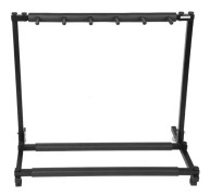 Heavy Duty Metal Guitar Display Stand - SALUTUYA - Svart - Järn + Gummi - (5 mellanslag) - 86 * 47 * 73 cm