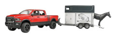 Bruder Dodge Power Wagon med hästtransport RAM 2500 1:16 02501