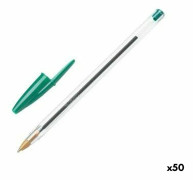 BiC Cristal® Ballpoint Pen Medium Tip 1 mm Green (package 50 each)