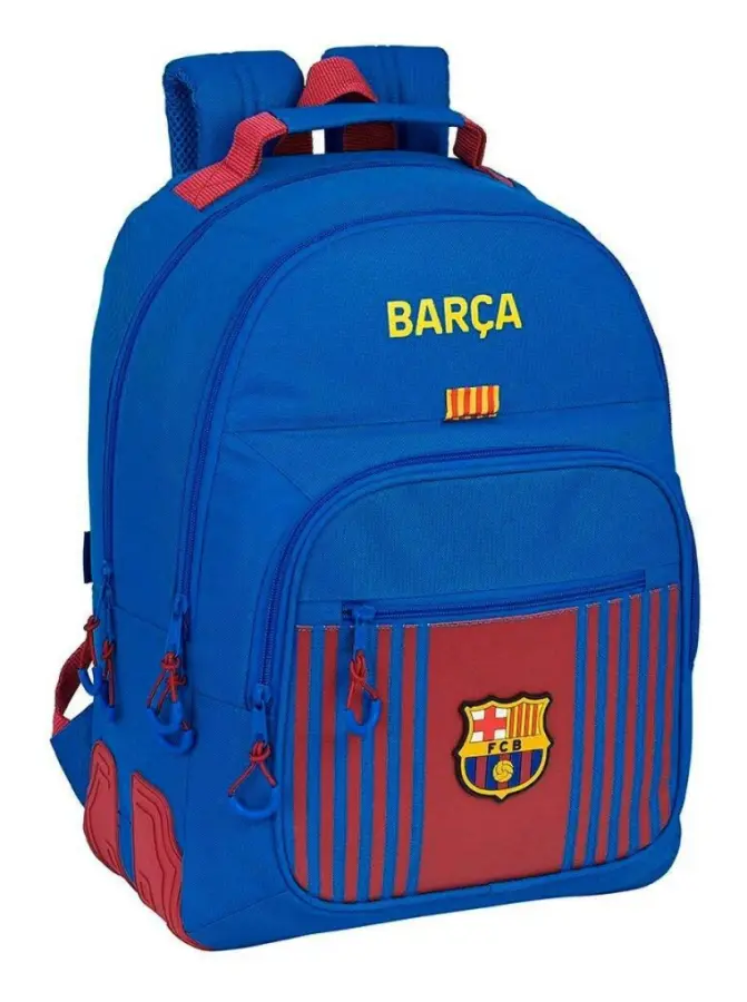 Ryggsäck F.C. Barcelona Rödbrun Marinblå