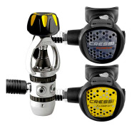 Cressi Packa Regulator Xs Compact Ac2 Int Svart,Silver