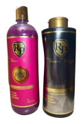Schampo & amp; stärkande patinakit Toner Rosa Robson Peluquero 2 produkter på 1 L