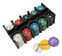 2 PCS Leisure Chess Game Poker Chip Set