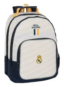 Skolryggsäck Safta Real Madrid Vit 32 x 16 x 42 cm