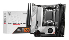 MSI MPG B650I EDGE WIFI - Moderkort - mini ITX - Socket AM5 - AMD B650 Chipuppsättning - USB 3.2 Gen 1, USB 3.2 Gen 2, USB-C 3.2 Gen2, USB-C 3.2 Gen