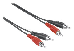 Audio Cable HAMA 2 RCA plugs - 2 RCA plugs, 2.5 m